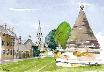 A large picture of Hallaton Village Green