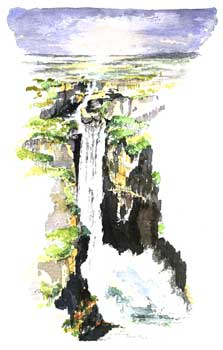 A large picture of Jim Jim Falls, Kakadu