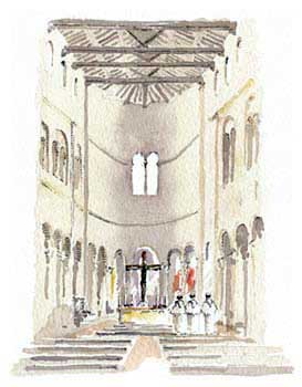 A large picture of Sant’ Antimo Interior